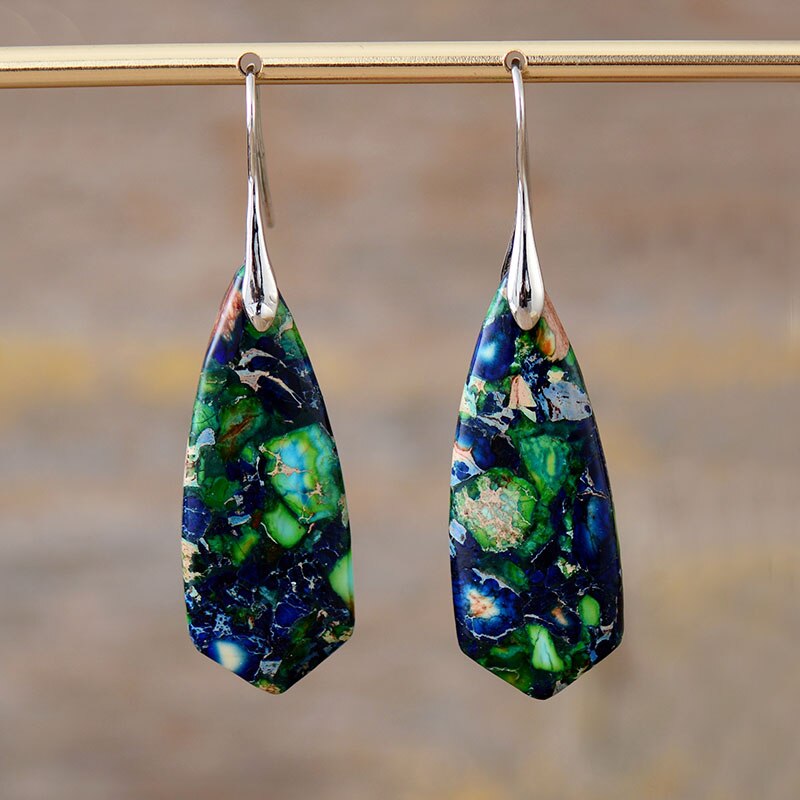 Sehaya Imperial Jasper Deep Sea Earrings 01