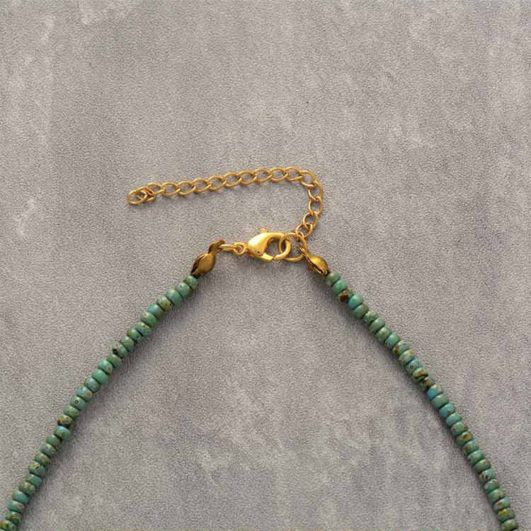 Seed Beads Teardrop Choker Necklace