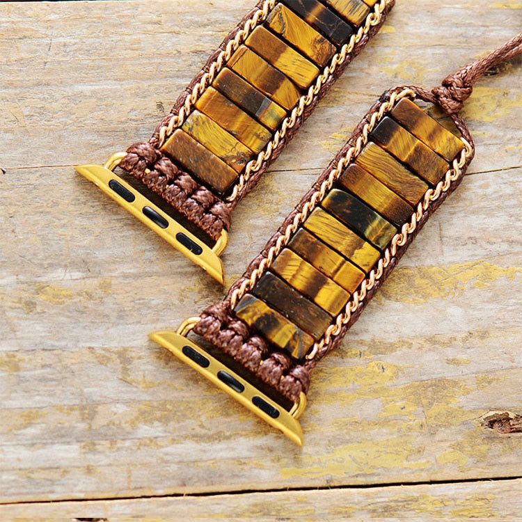 Tiger Eye Apple Watch Band
