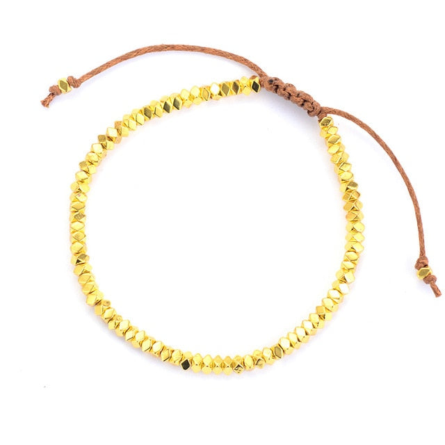 Polygon Bead Bracelet