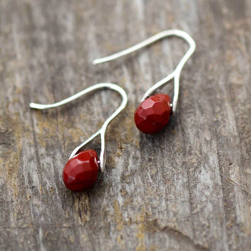 Sehaya Red Jasper Earrings 04