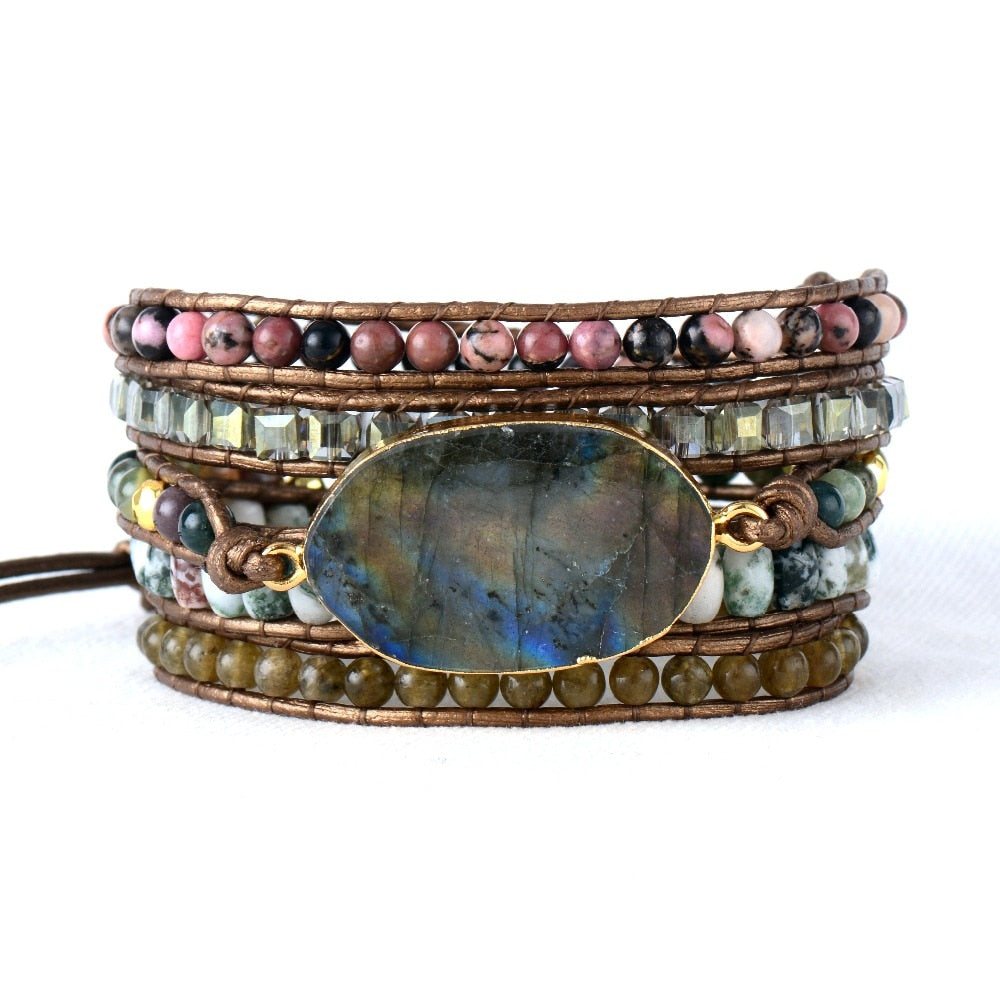 Sehaya Labradorite Crystal Premium Bracelet Image 0