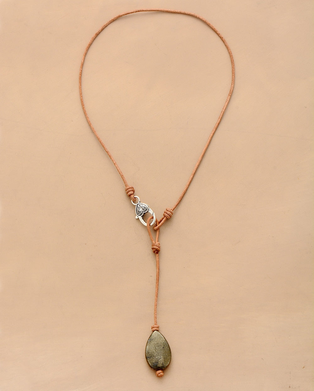 Pyrite Stone Choker Necklace