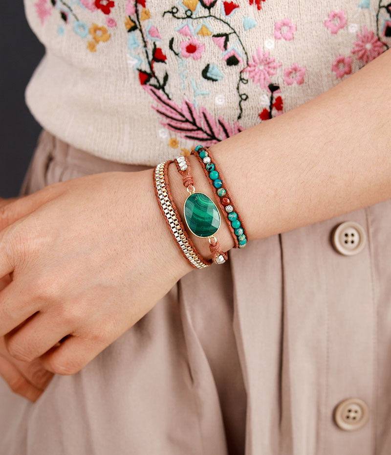 Sehaya Malachite Bracelet 03