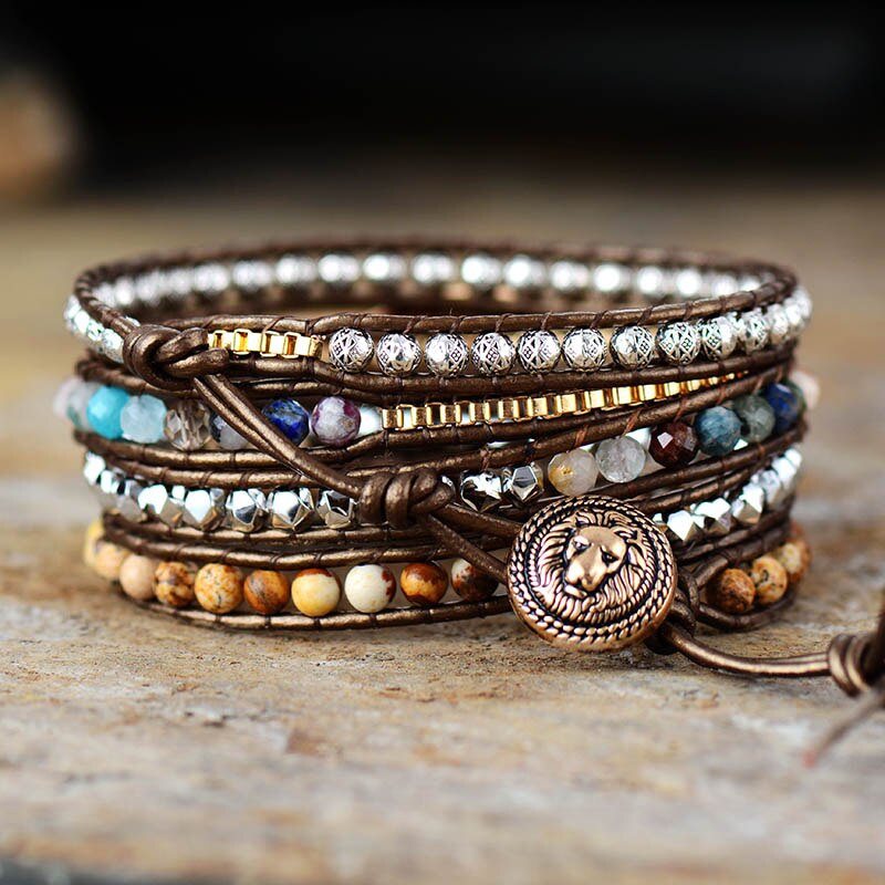 Picture Jasper Statement Bracelet