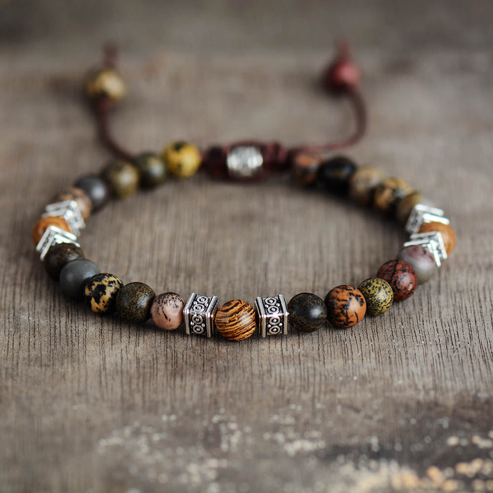 Sehaya Jasper Macrame Bracelet 01