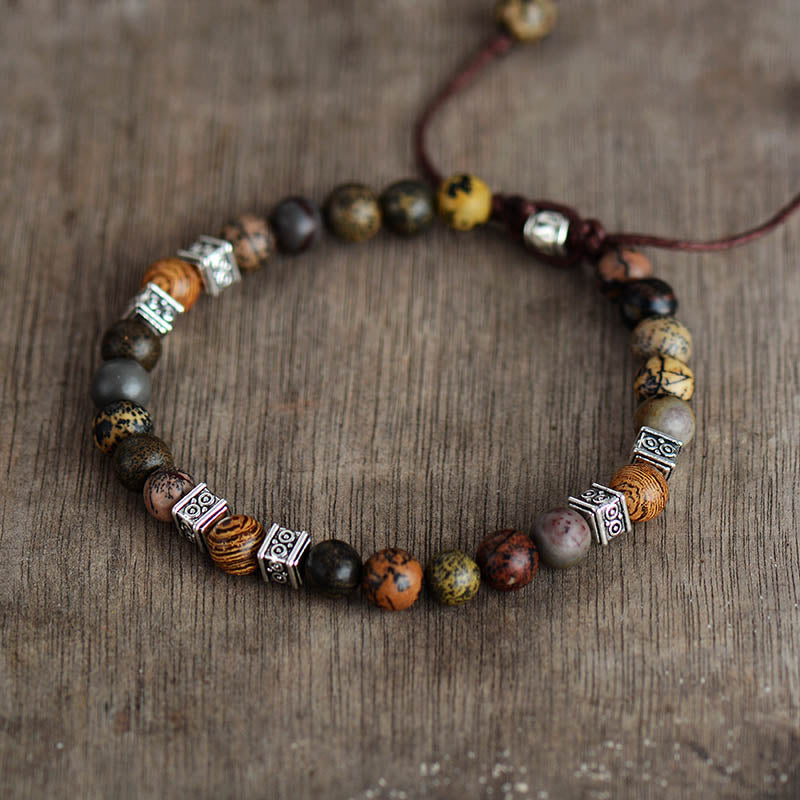 Sehaya Jasper Macrame Bracelet 04