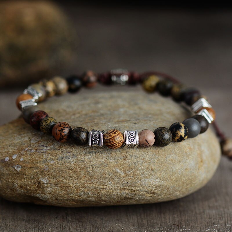 Sehaya Jasper Macrame Bracelet 02