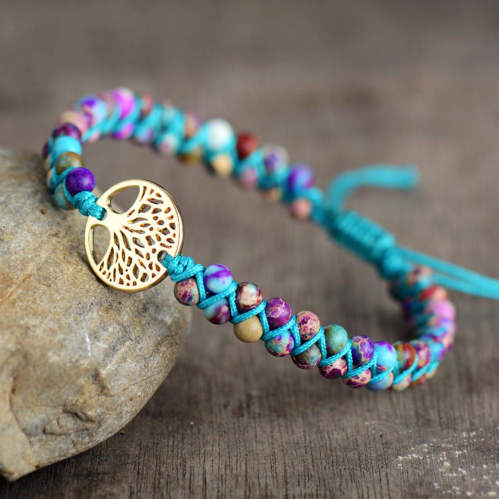 Tree of Life Imperial Jasper Bracelet