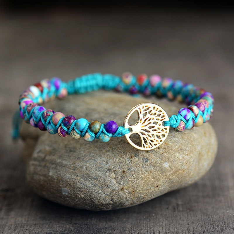 Tree of Life Imperial Jasper Bracelet
