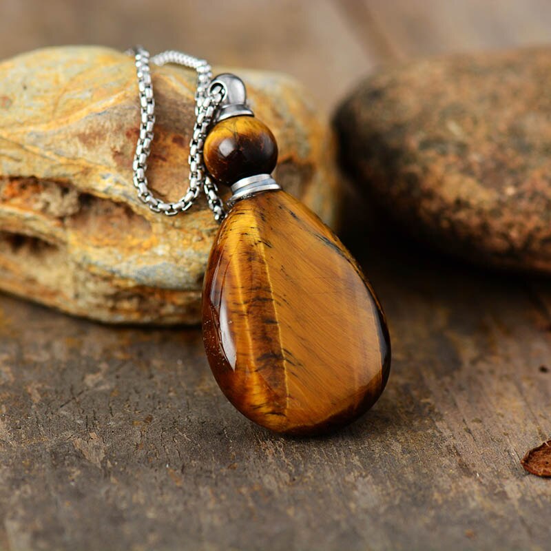 Essential Oil Bottle Pendant - Flask