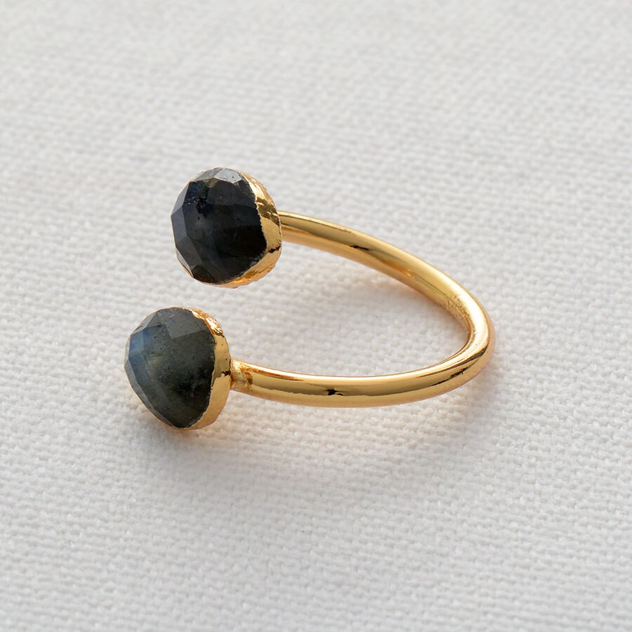 Labradorite Stone Ring