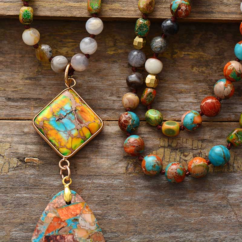 Sehaya Antique Mala Necklace 03