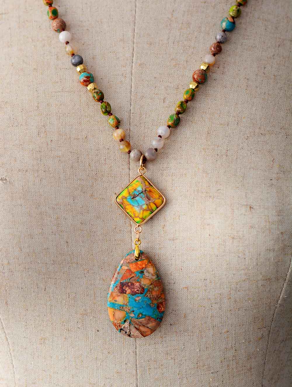 Sehaya Antique Mala Necklace 05