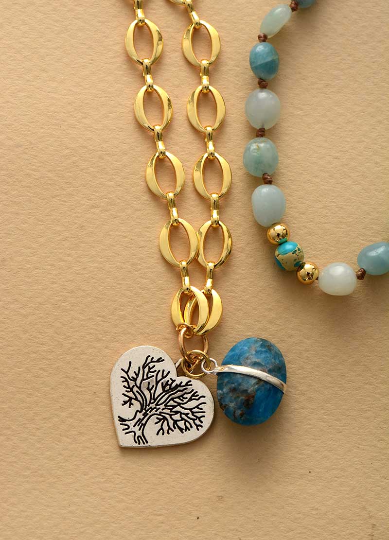 Tree of Life Heart Necklace