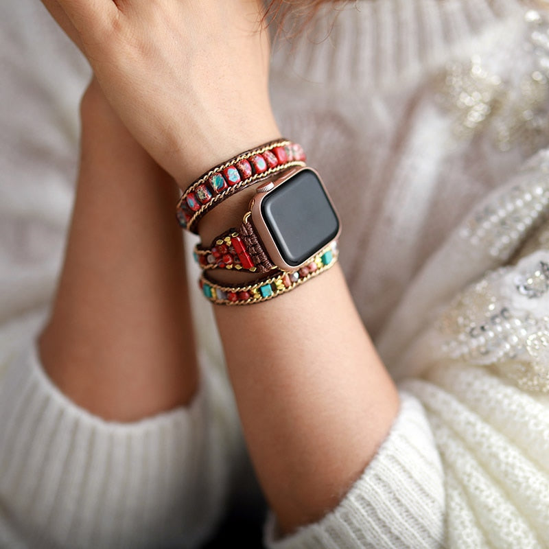 Imperial Jasper Apple Watch Band