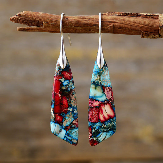 Imperial Jasper Zeya Earrings - Radiance