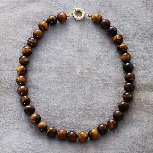 Orbit Necklace - Tiger Eye