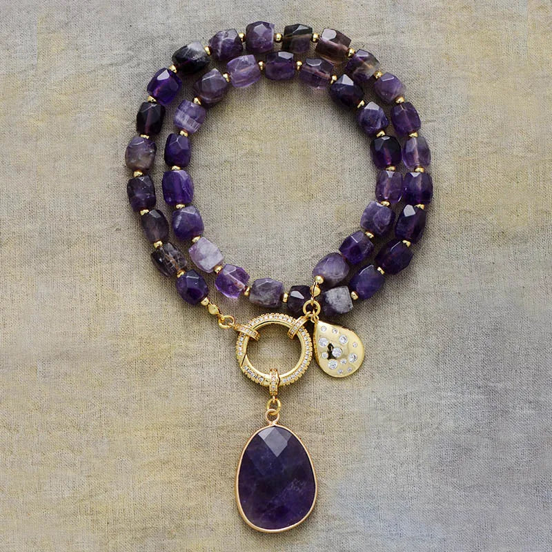 Aether Necklace - Amethyst