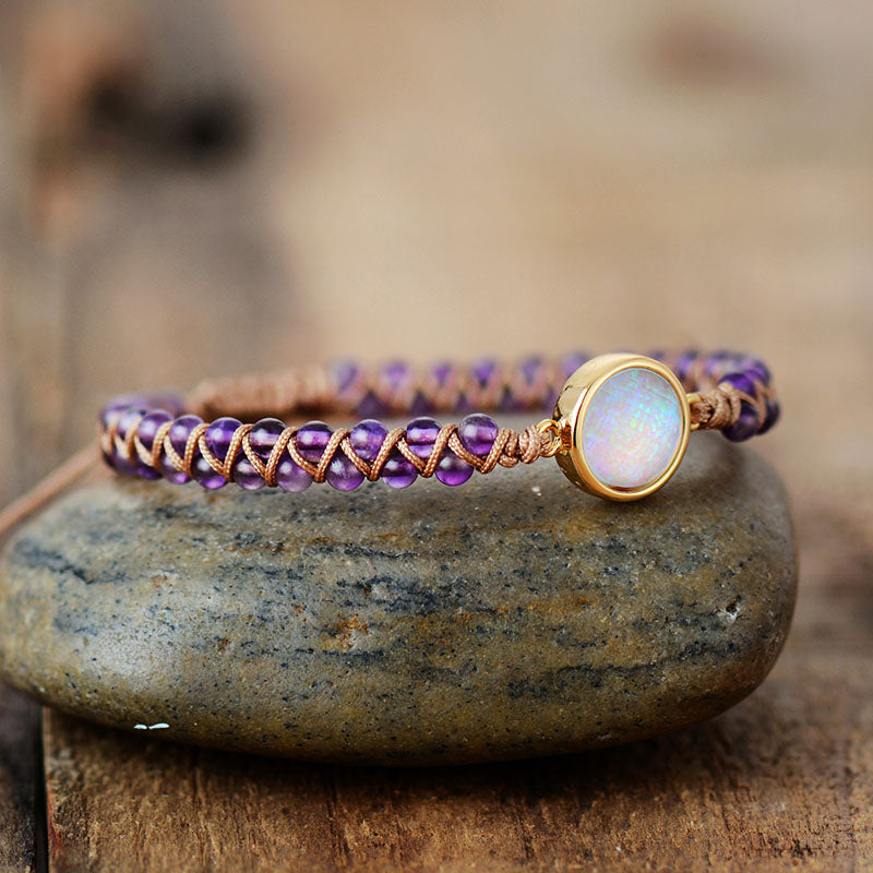 Sehaya Amethyst Opal Charm Bracelet Image 06