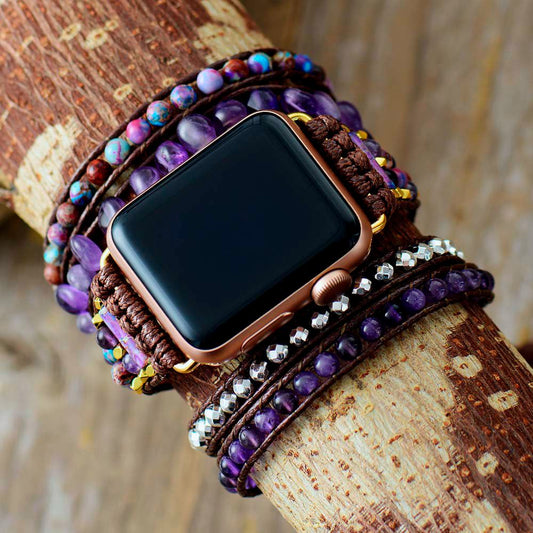 Amethyst Statement Apple Watch Band