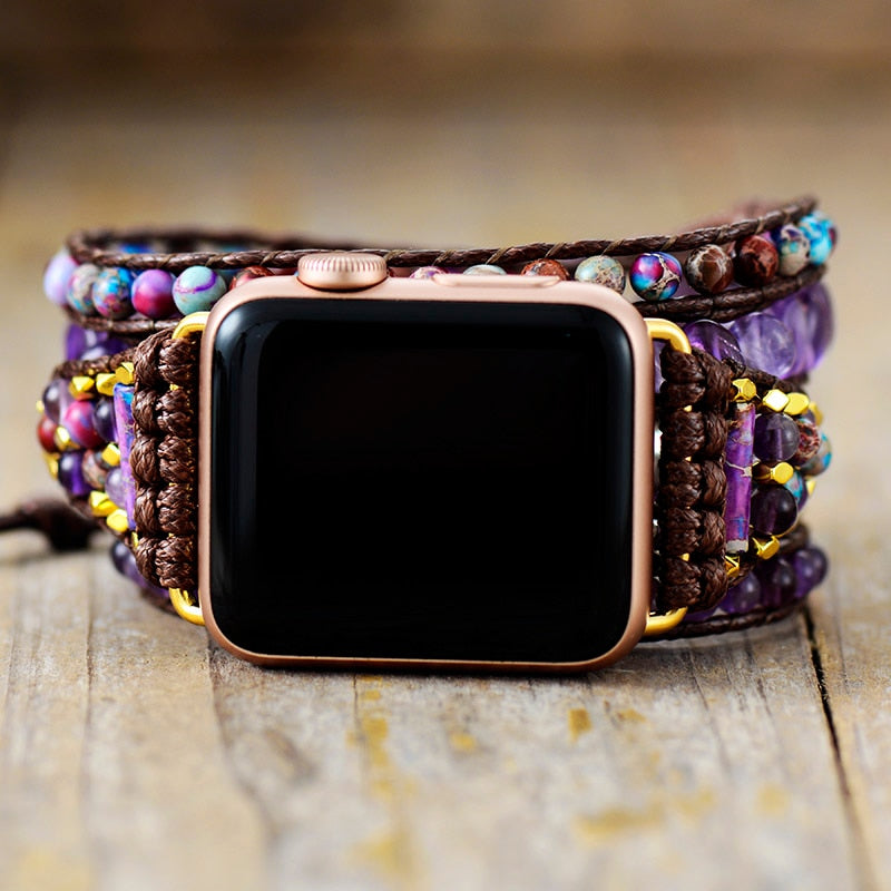 Amethyst Statement Apple Watch Band