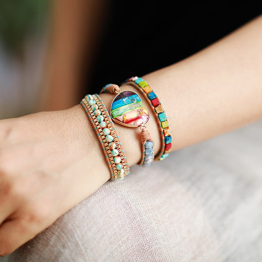 Sehaya 7 Chakra Heart Bracelet 02