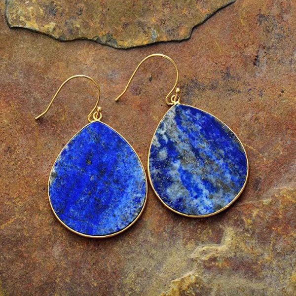Sehaya Lapis Lazuli Dangle Earrings 01