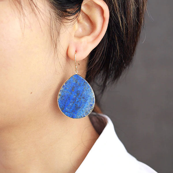 Sehaya Lapis Lazuli Dangle Earrings 03