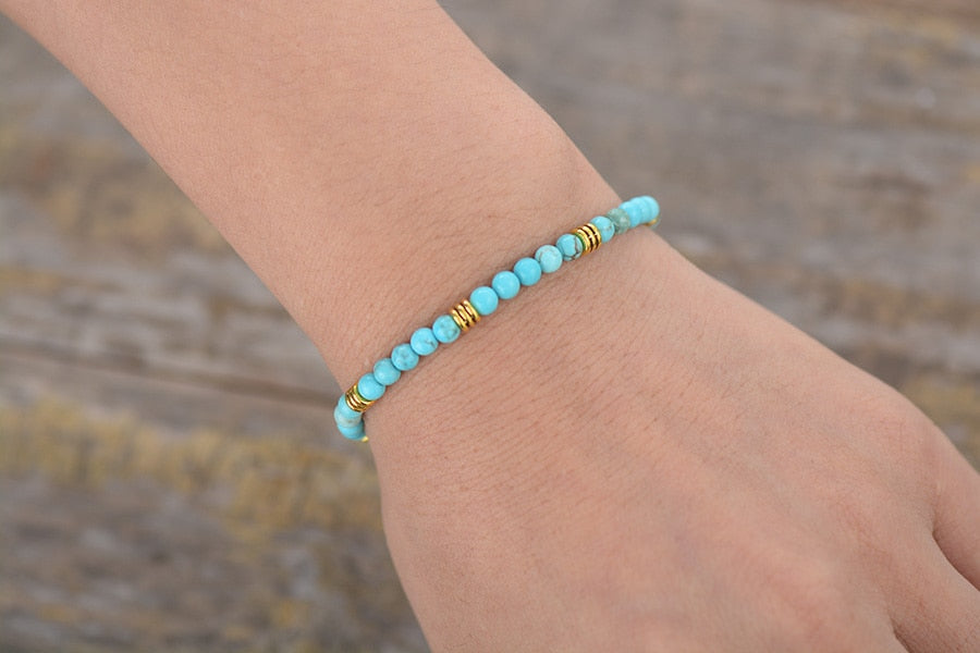 Sehaya Turquoise Meditation Bracelet 03