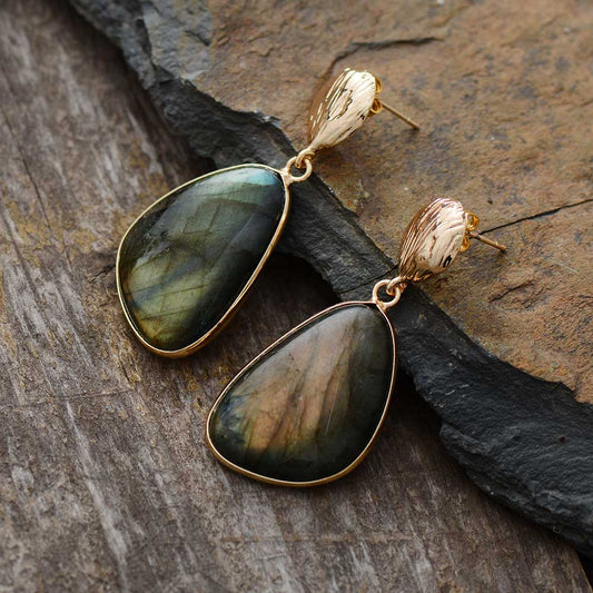 Labradorite Drop Earrings