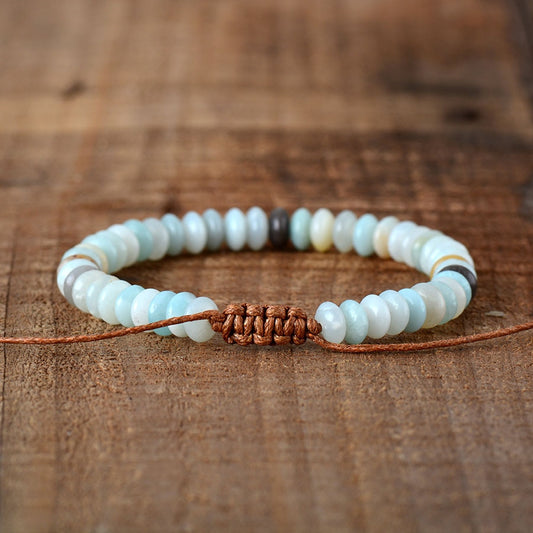 Amazonite Disc Beads Bracelet