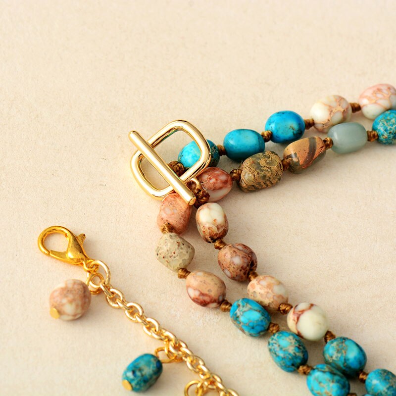 Eternity Semi-Precious Stones Necklace