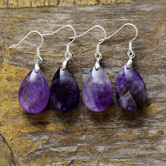 Amethyst Dangle Earrings