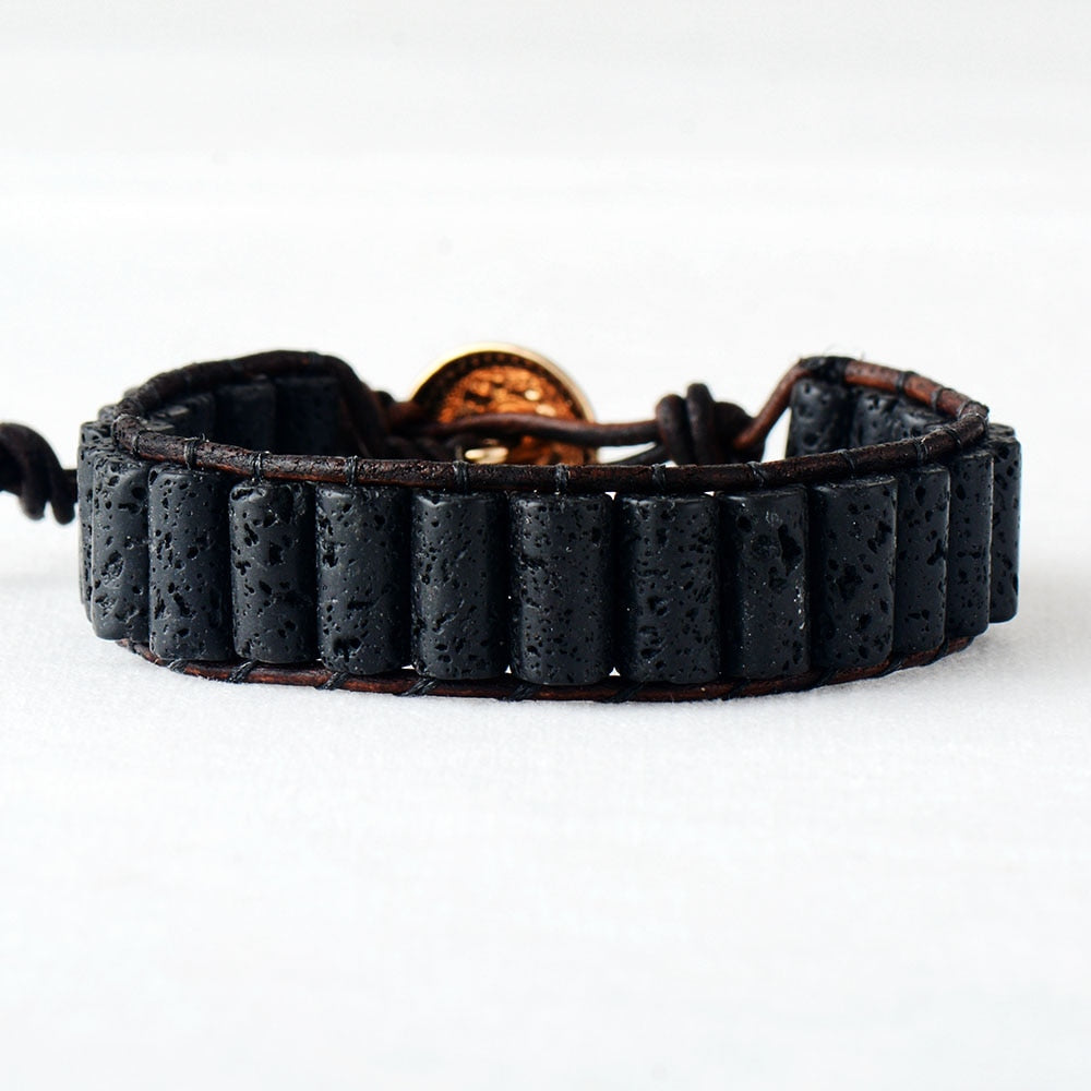 Sehaya Black Lava Bracelet 02