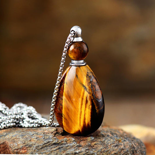 Essential Oil Bottle Pendant - Flask