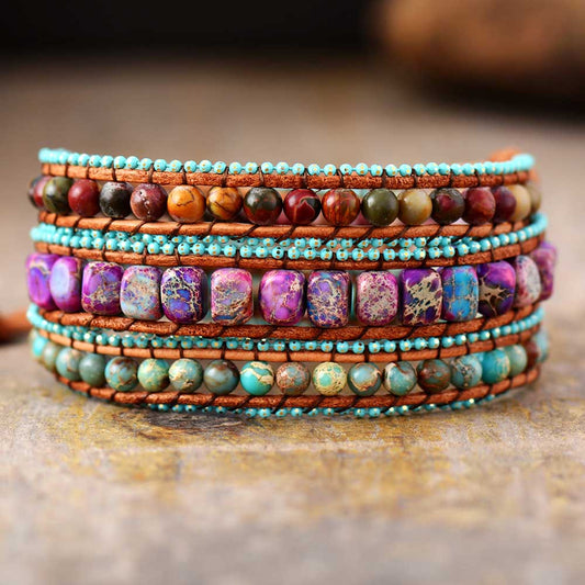 Vintage Purple Statement Bracelet