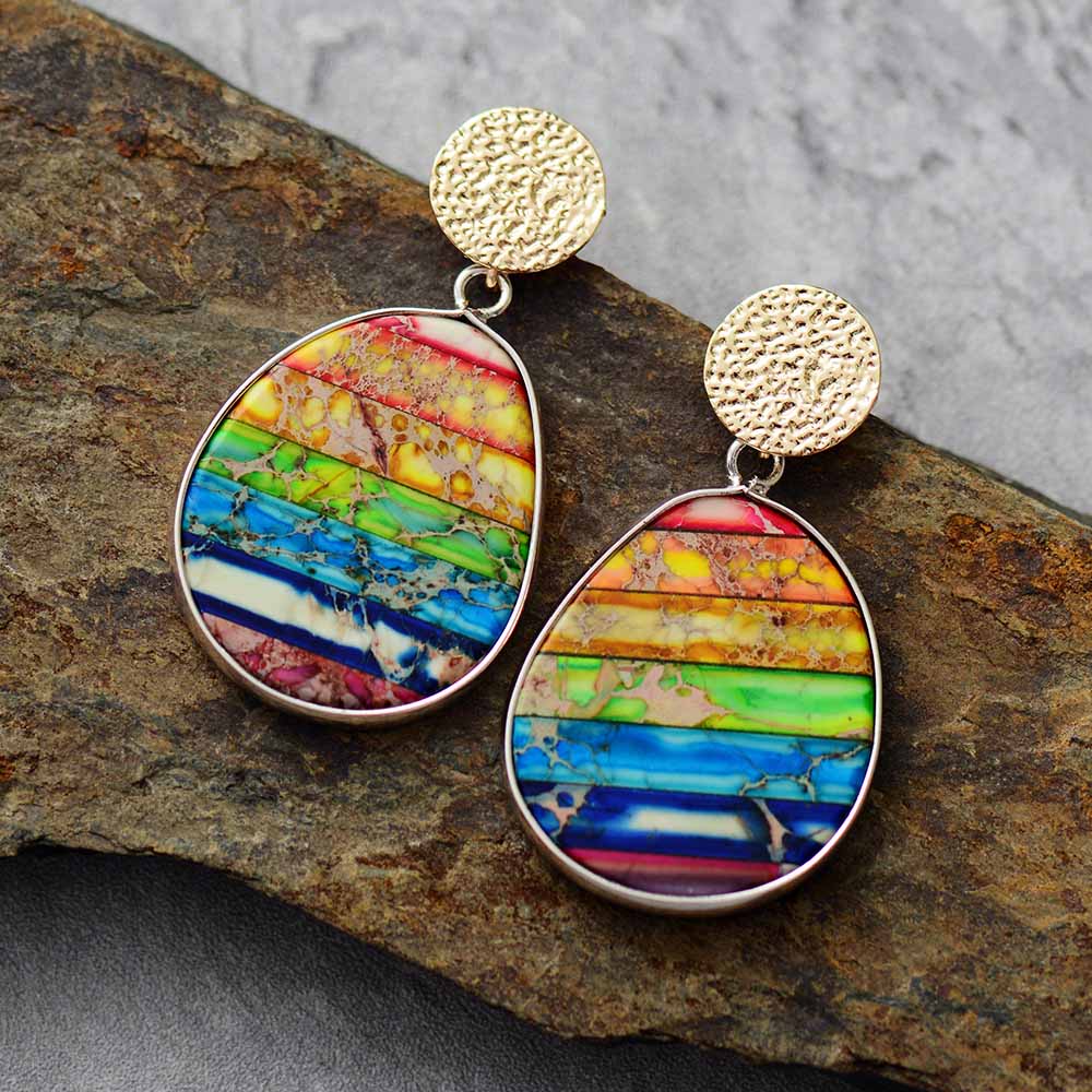 7 Chakra Rainbow Earrings
