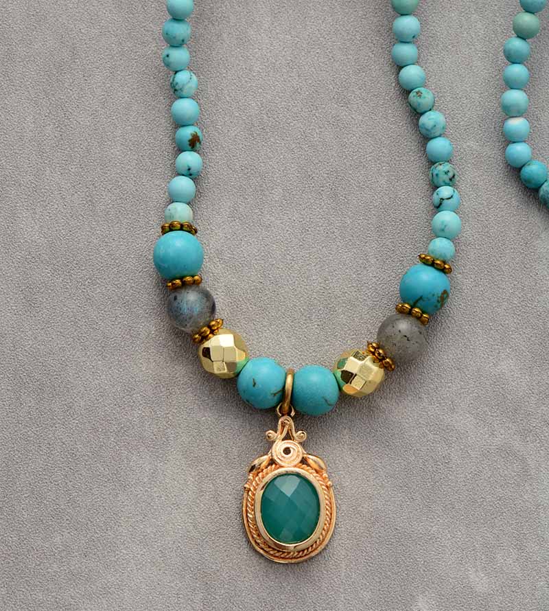 Vintage Turquoise Antique Necklace
