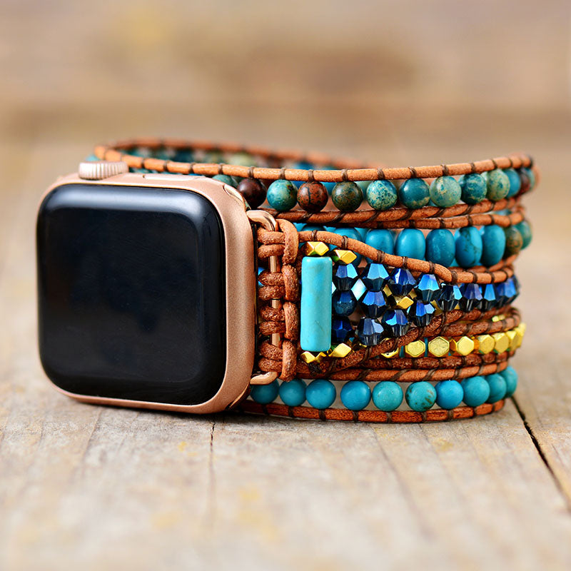 Turquoise Stones Apple Watch Band