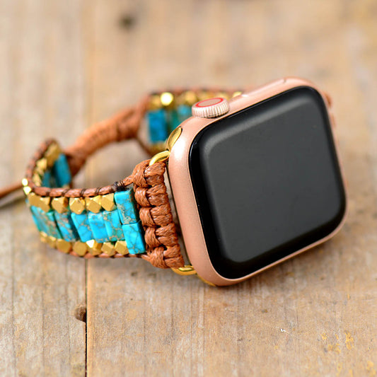 Ocean Blue Slim Apple Watch Band