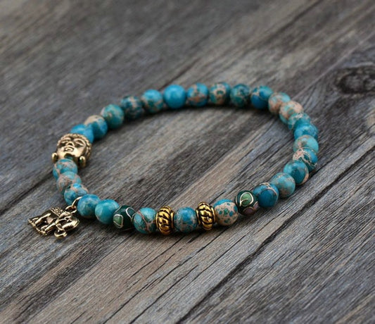 Sehaya Elephant & Buddha Meditation Bracelet 02