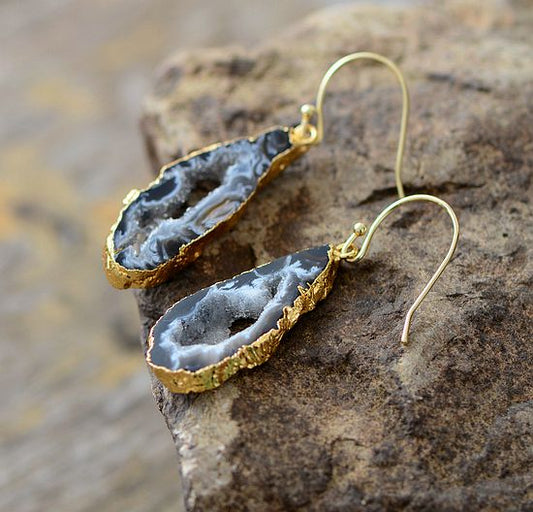 Sehaya Druzy Earrings Image 02