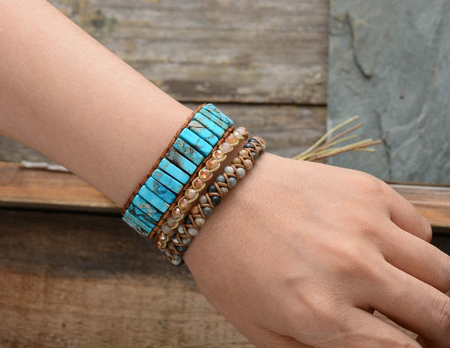 Sehaya Ocean Blue Turquoise Bracelet 03