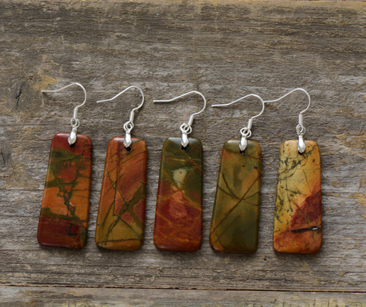 Jasper Stone Earrings