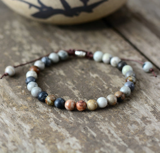 Jasper Beaded Bracelet